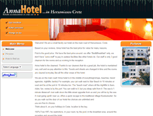 Tablet Screenshot of annahotel.biz